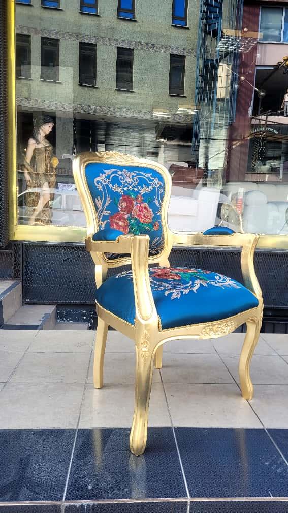 3A MOBİLYA BUGUNUN SARAYLISI ALTIN VARAK NAKIŞ EL İŞLEMESİ BERJER 