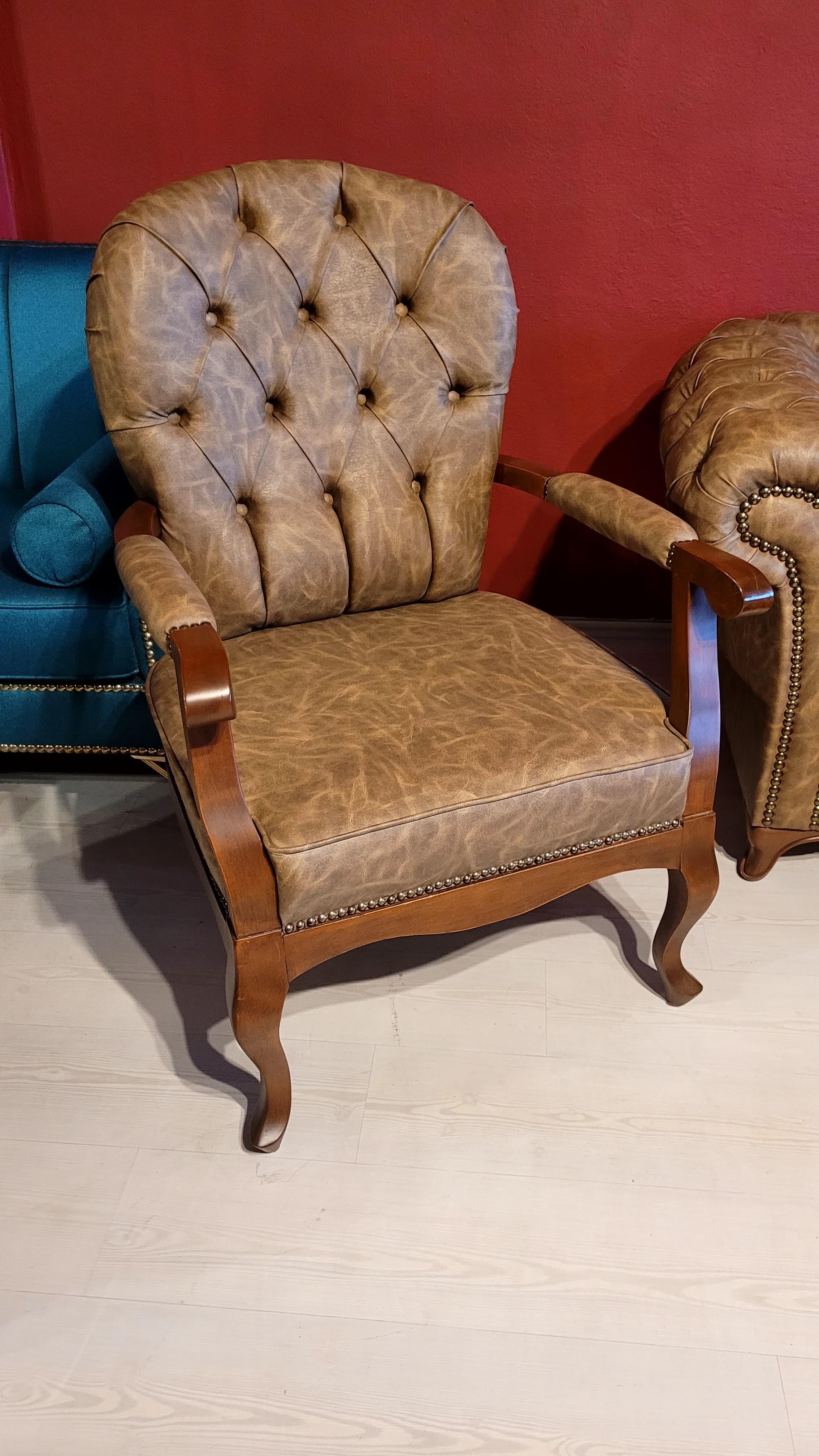 3A MOBİLYA CALİFORNİA CHESTERFİELD TAKIMI 3+1+1+PUF 