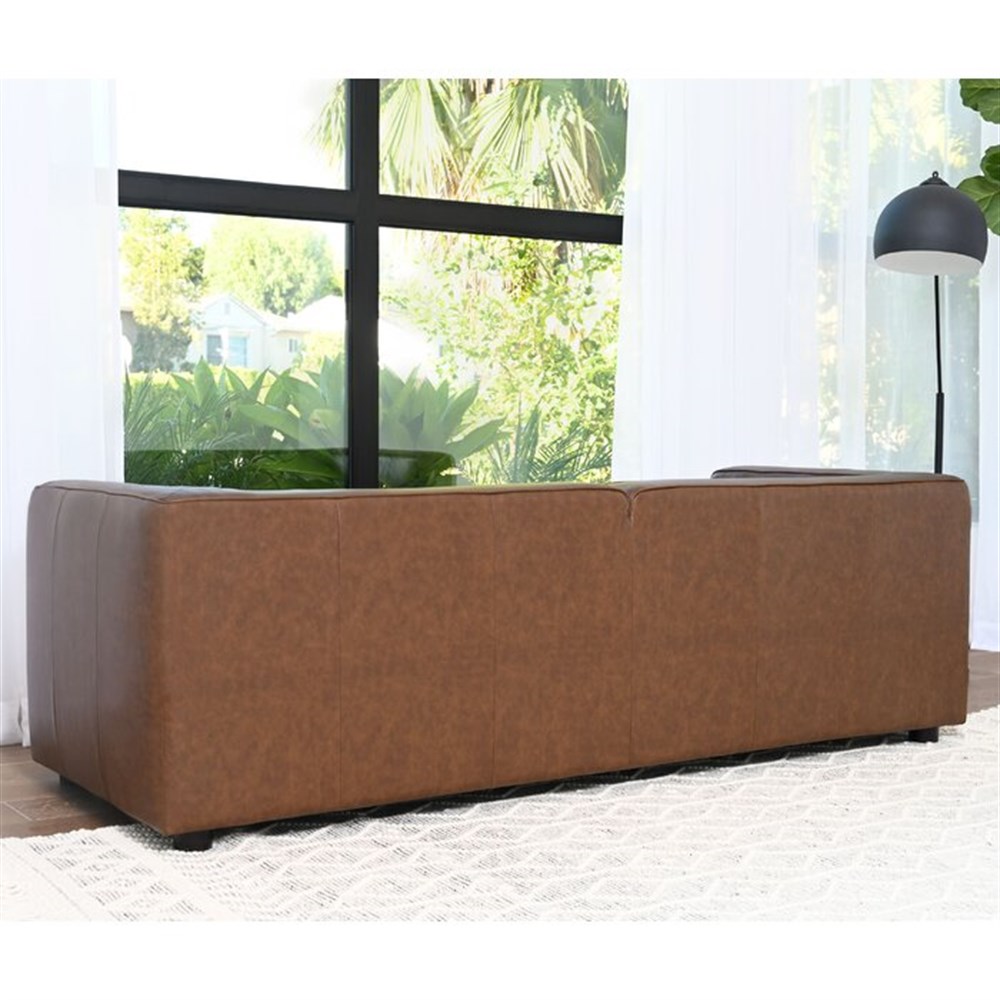 3A MOBİLYA CAROLY HAKİKİ DERİ KANEPE 