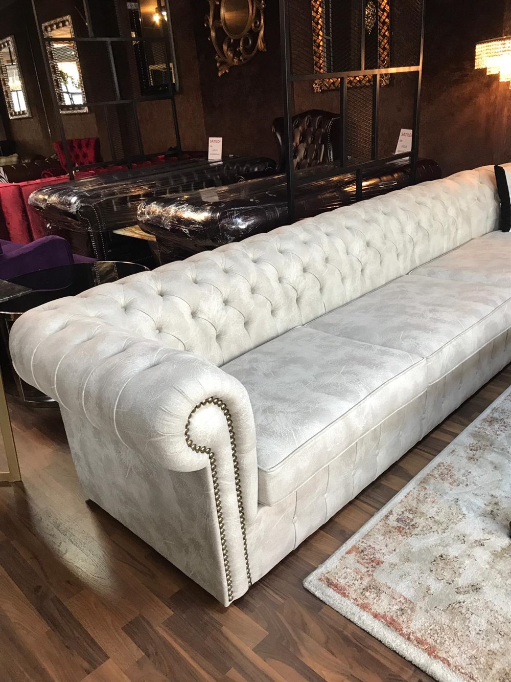 3A MOBİLYA CHESTERFİELD U  KANEPE