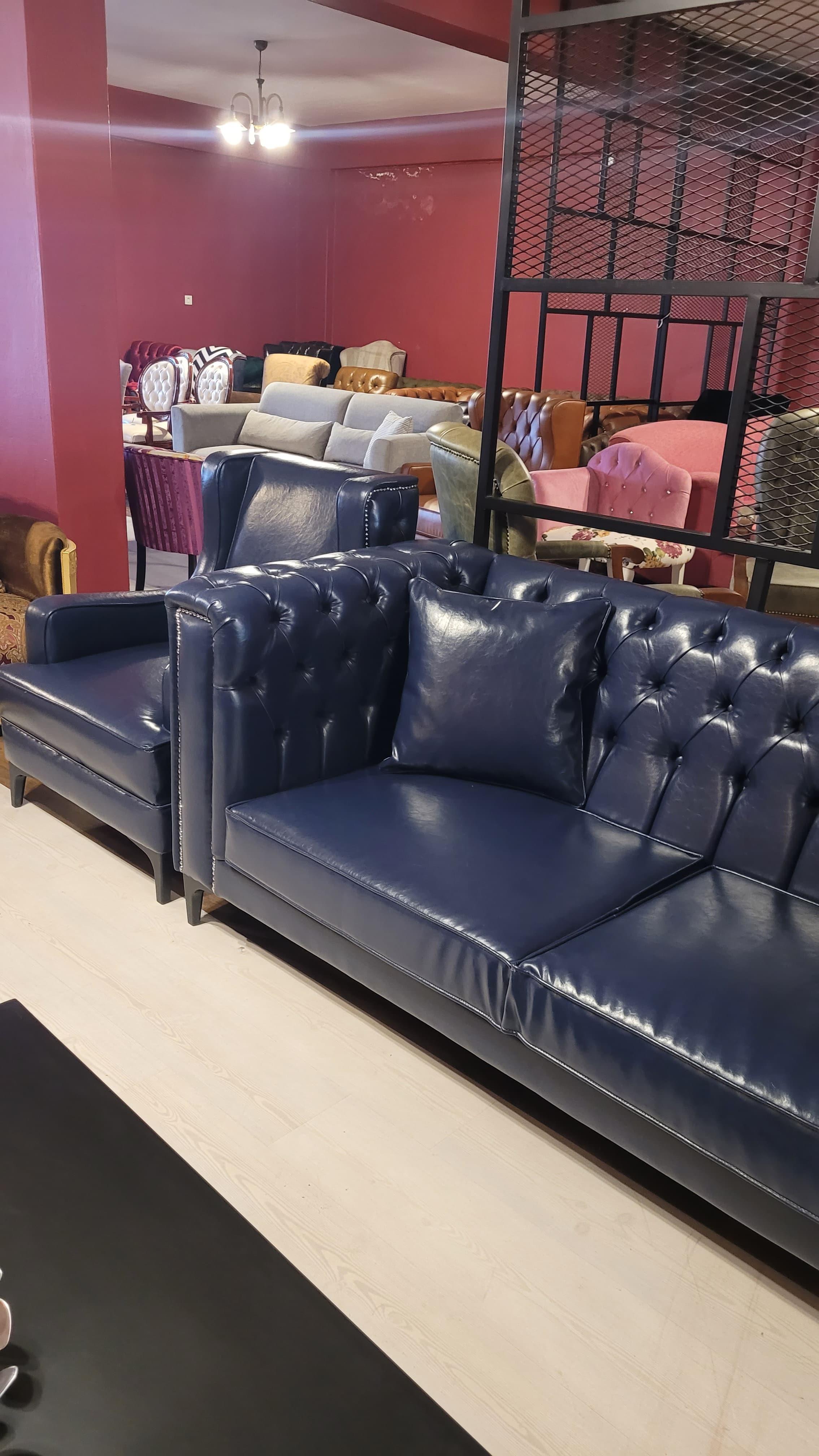 3A MOBİLYA DARK MODERN KANEPE TAKIMI 3+1+1