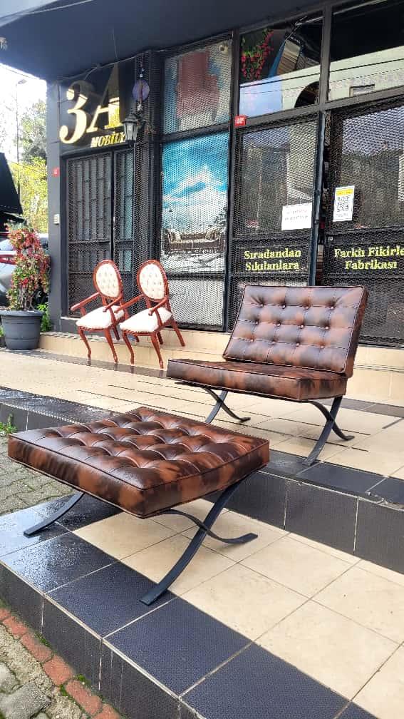 3A MOBİLYA DEGRADE BARCELONA BERJER PUF