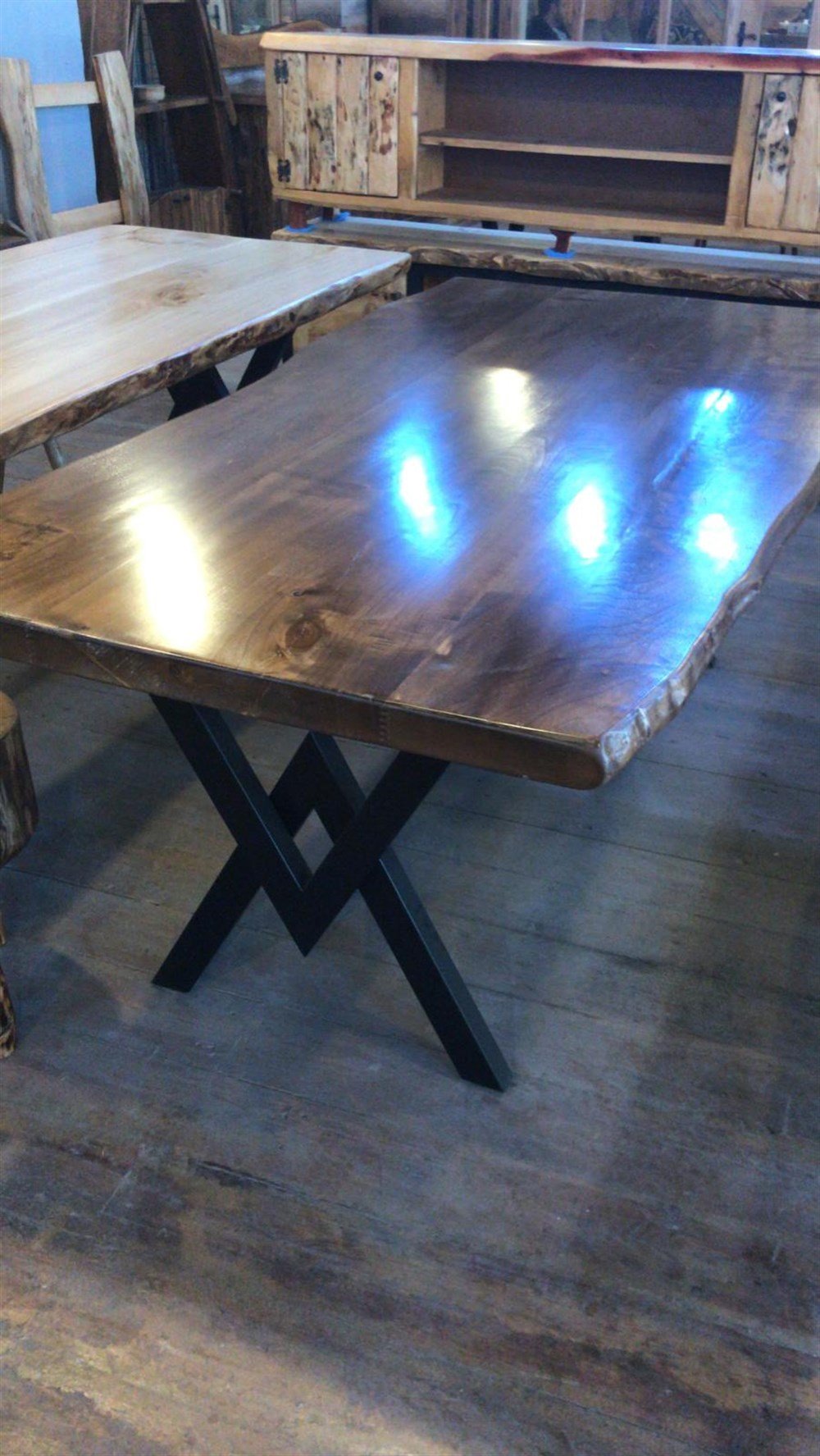 3A MOBİLYA DOĞAL AĞAÇ MAZEL MASA 