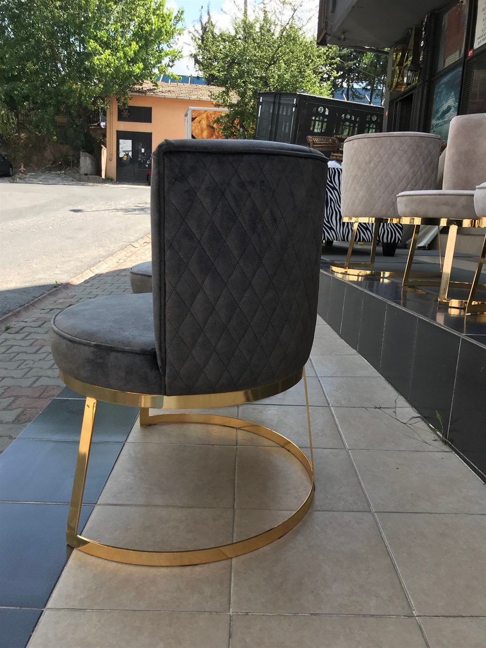 3A MOBİLYA ELEGANCE GOLD SANDALYE 