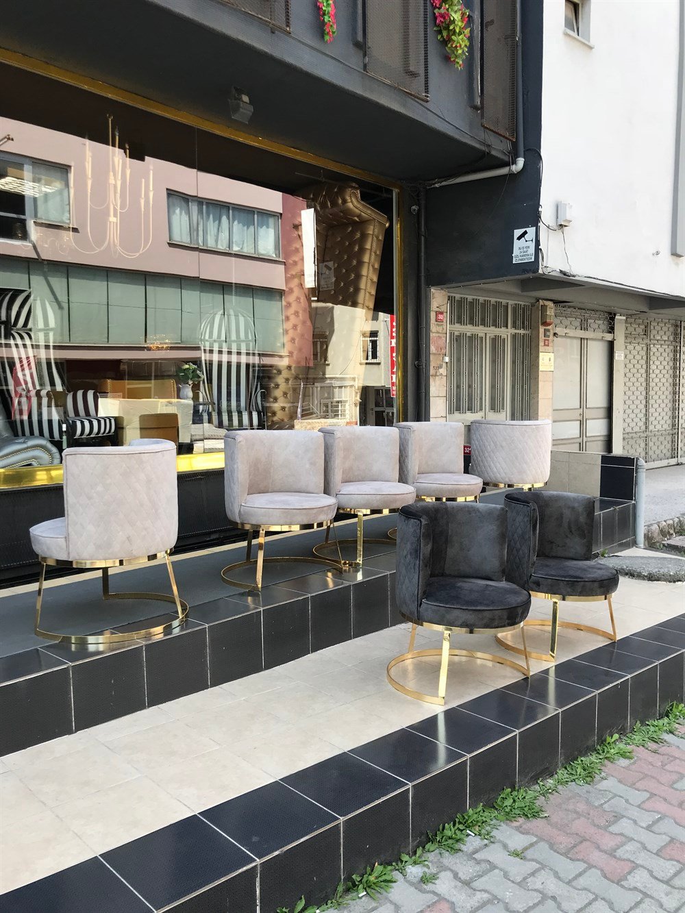 3A MOBİLYA ELEGANCE GOLD SANDALYE 