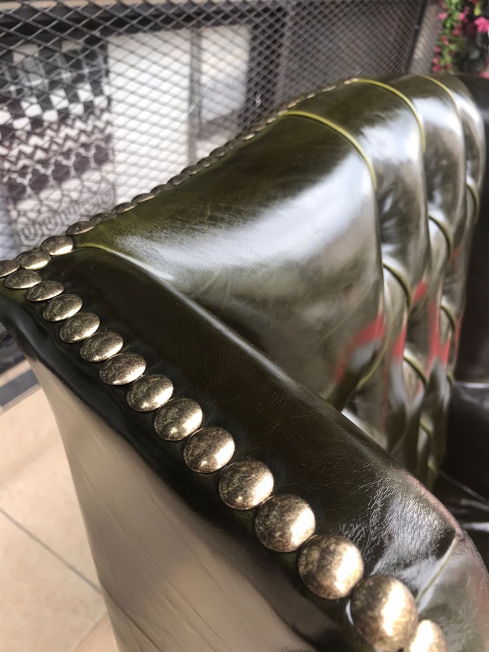 3A MOBİLYA ENGLİSH GREEN PULLAP BERJER 