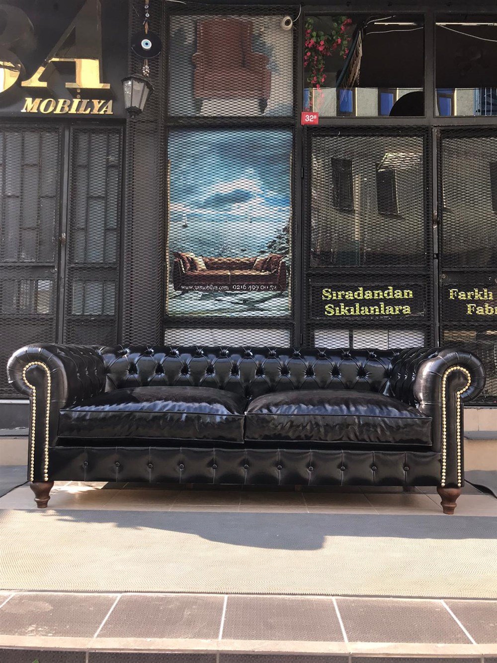 3A MOBİLYA ESCAPE ANTRİSİT PULLAP CHESTERFİELD 