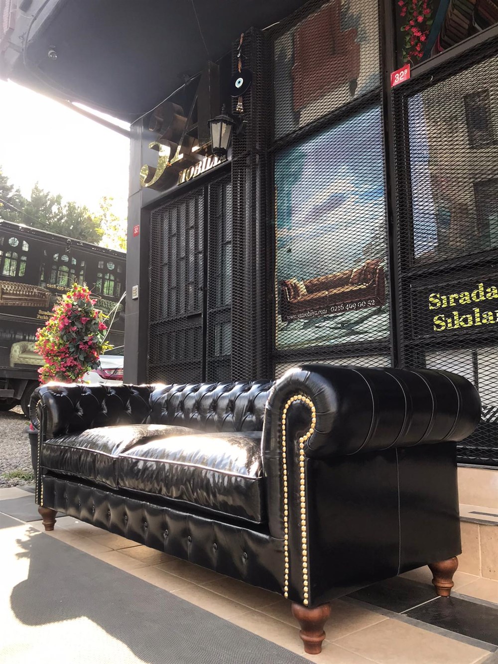 3A MOBİLYA ESCAPE ANTRİSİT PULLAP CHESTERFİELD 