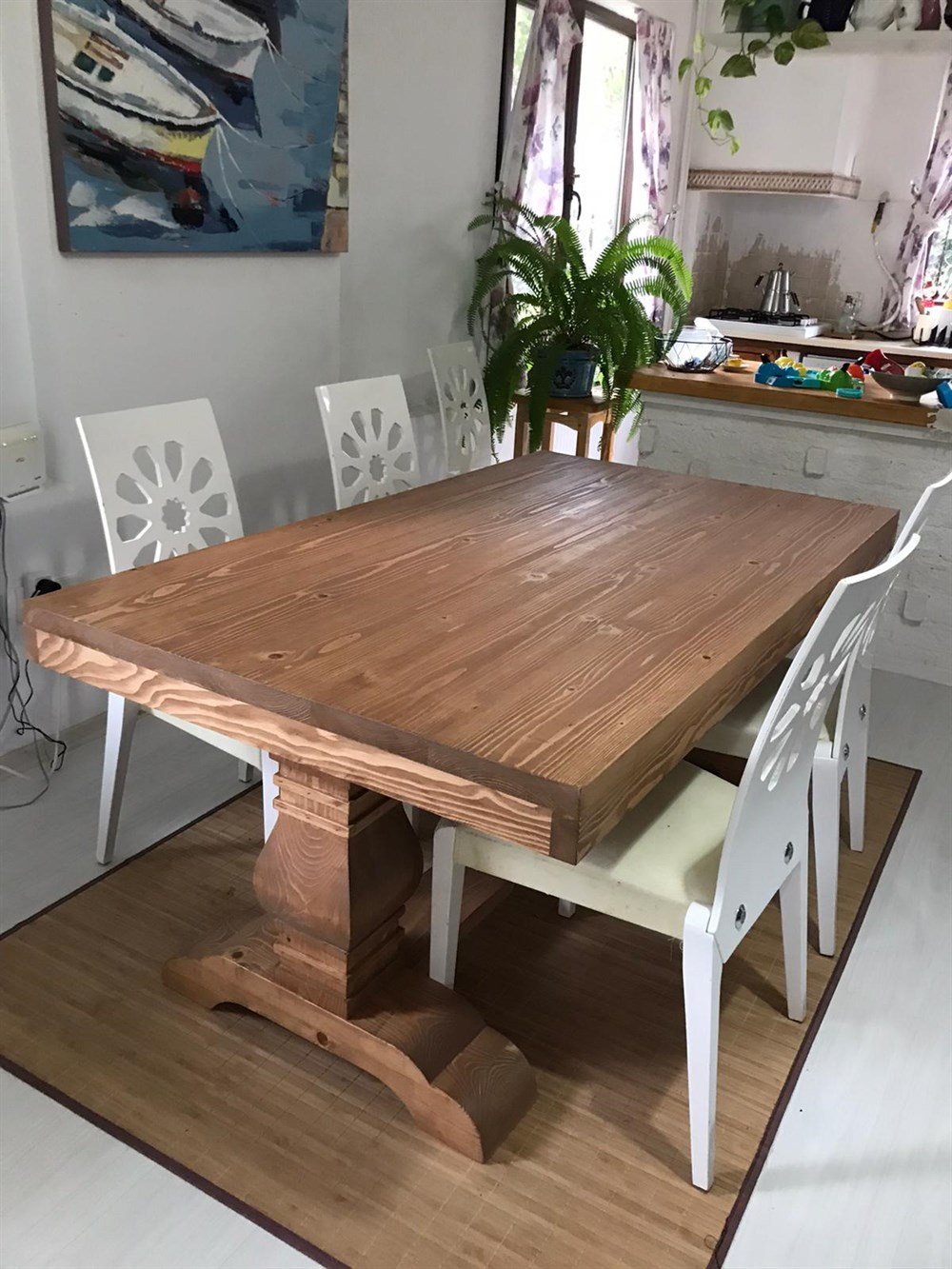 3A MOBİLYA ESKİTME DEAR LADİN AĞACI MASA