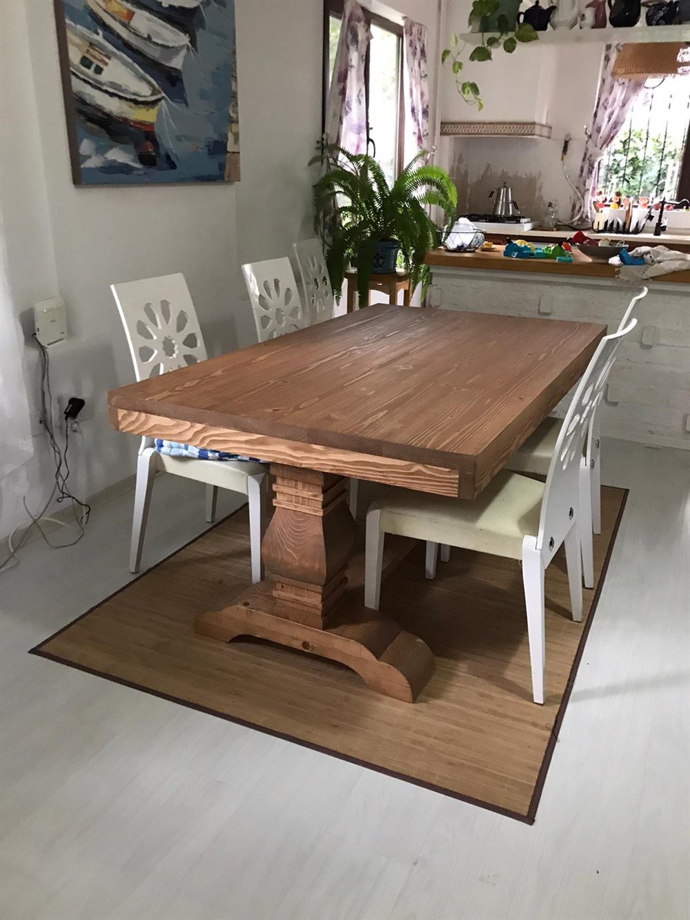 3A MOBİLYA ESKİTME DEAR LADİN AĞACI MASA