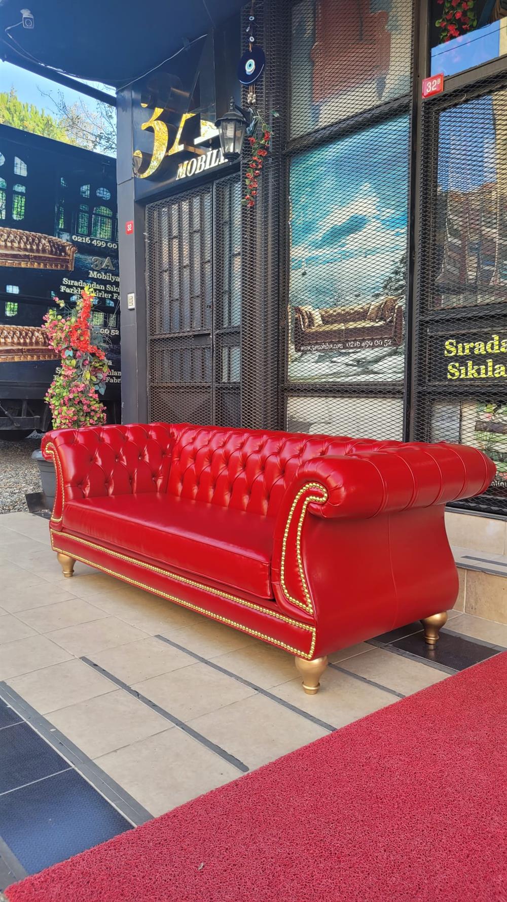 3A MOBİLYA FLAME DERİ KOLTUK