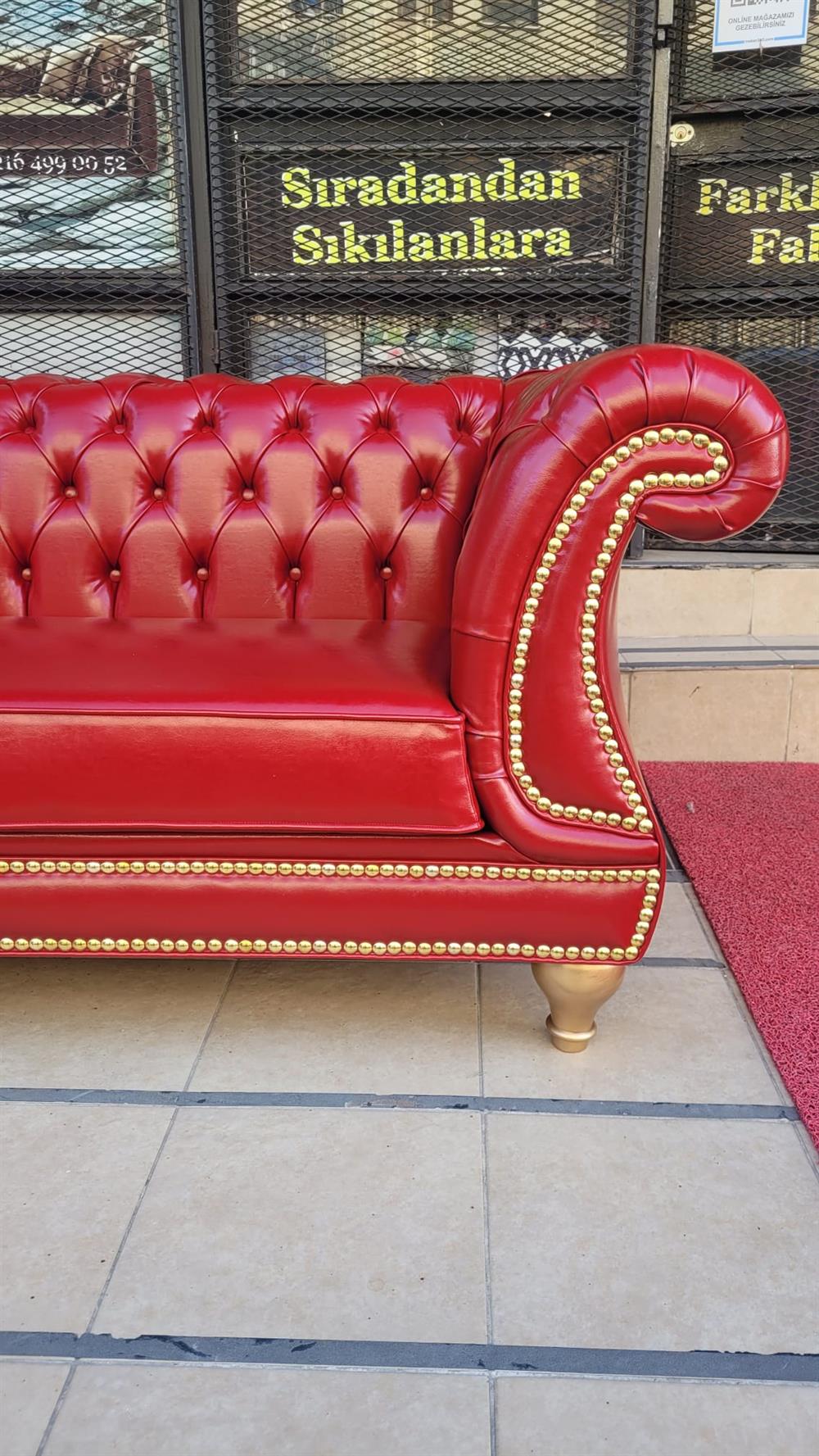 3A MOBİLYA FLAME DERİ KOLTUK