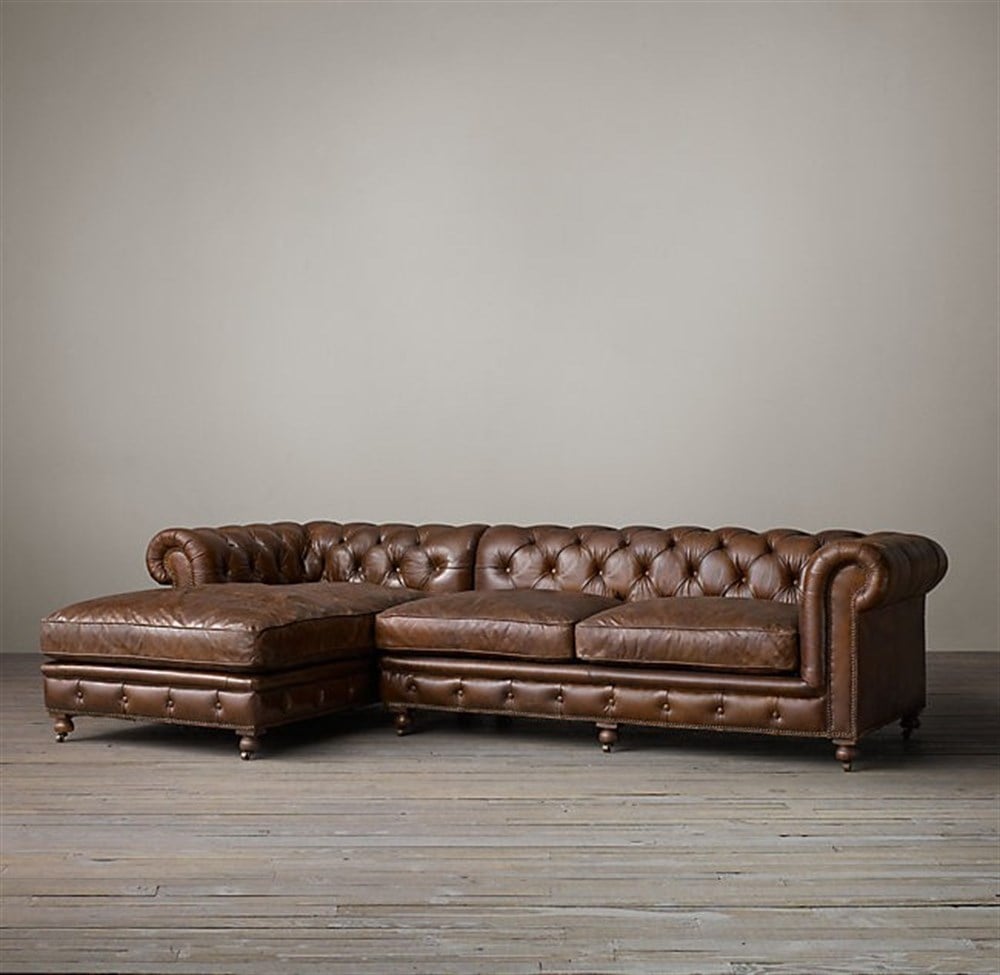 3A MOBİLYA GERÇEK DERİ L KANEPE