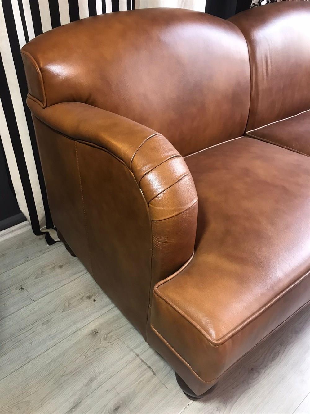 3A MOBİLYA GERÇEK DERİ MODERN TABA  KANEPE