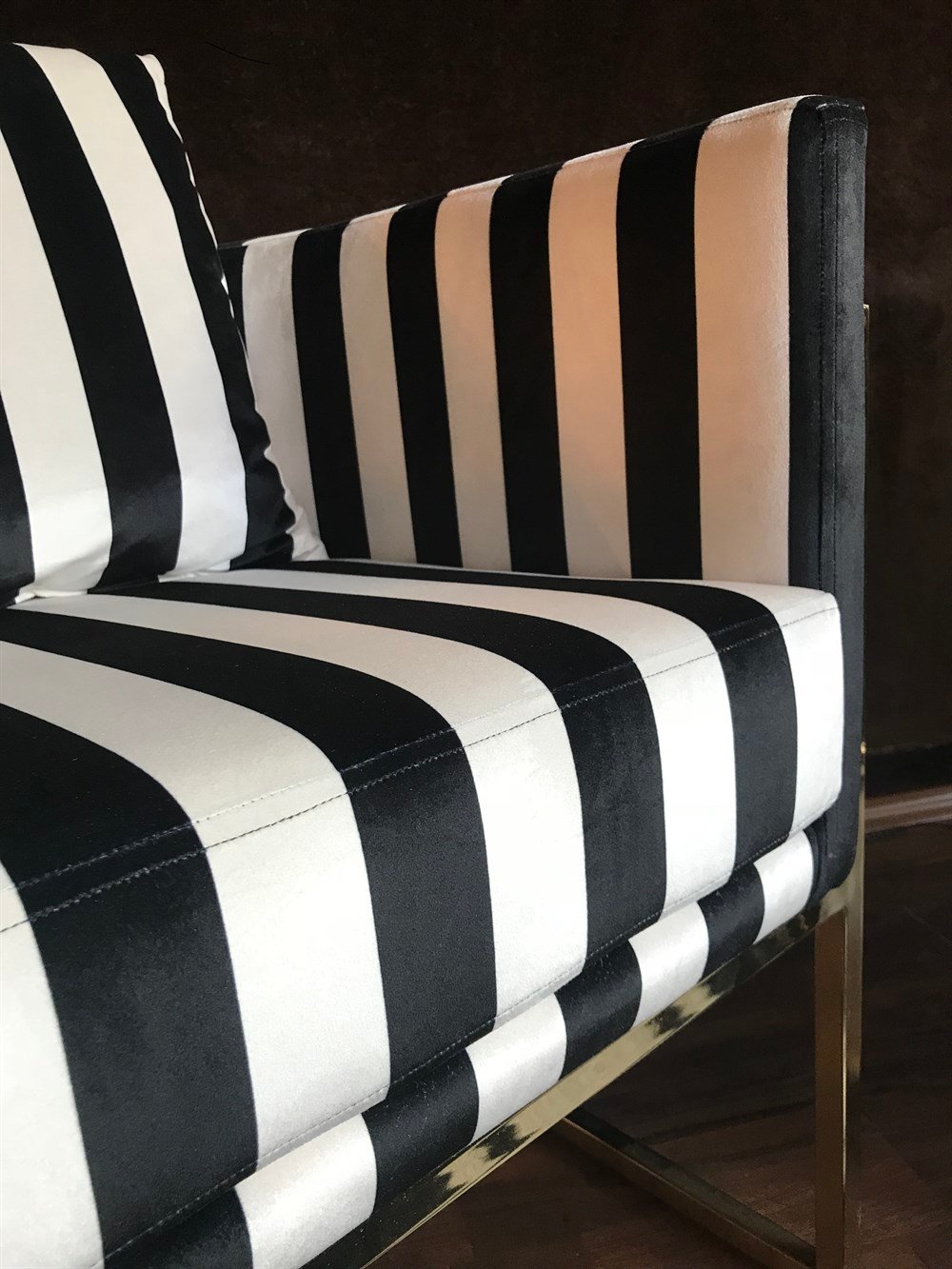 3A MOBİLYA GOLD & BLACK BERJER