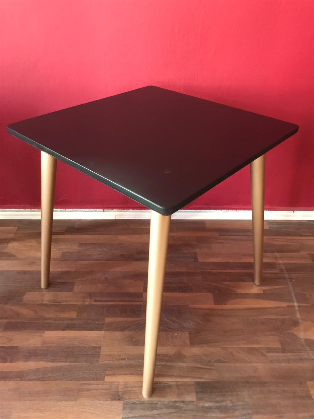 3A MOBİLYA GOLD & BLACK MASA