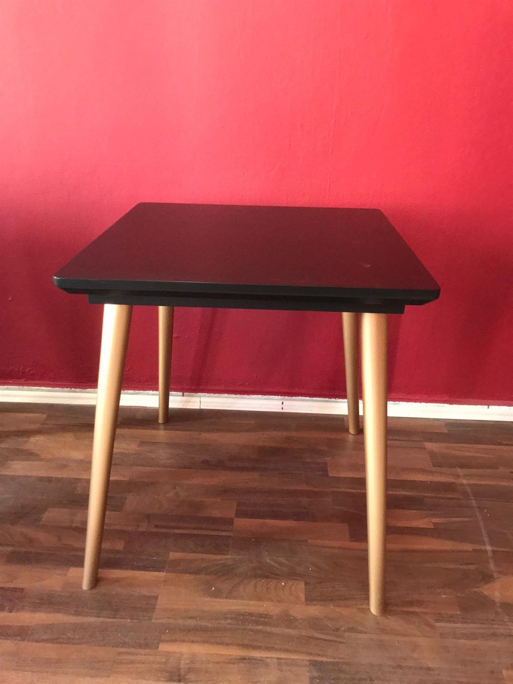 3A MOBİLYA GOLD & BLACK MASA