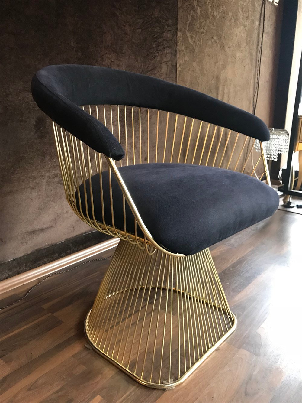 3A MOBİLYA GOLD & BLACK TEL  BERJER