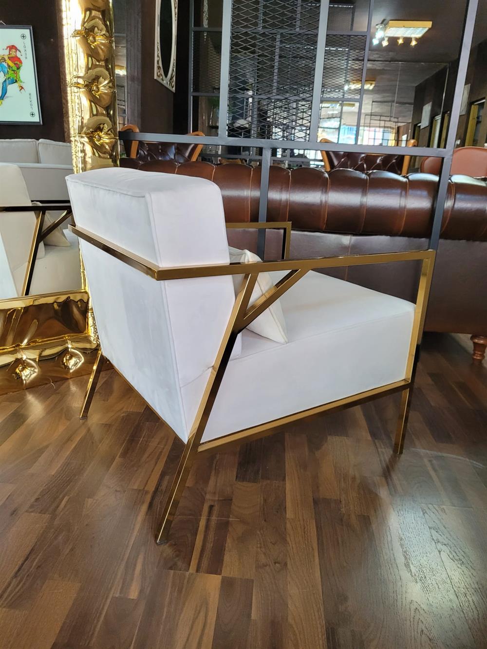 3A MOBİLYA GOLD SWAN BERJER 