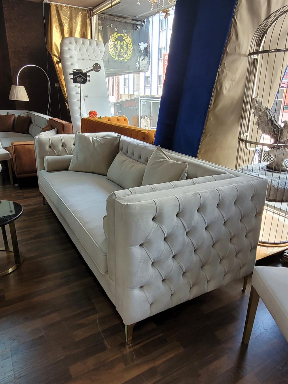 3A MOBİLYA GOLD SWAN KOLTUK TAKIMI 3+3+1+1