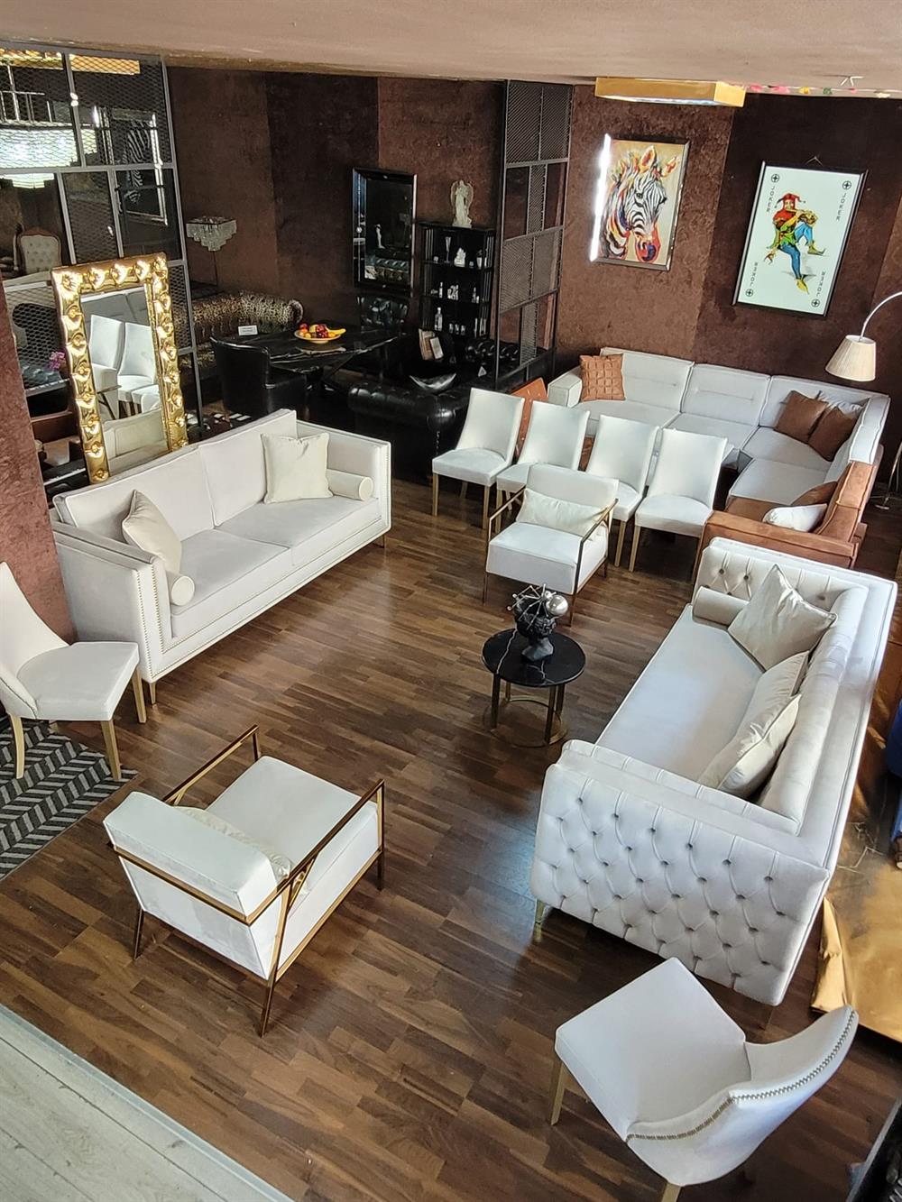 3A MOBİLYA GOLD SWAN KOLTUK TAKIMI 3+3+1+1