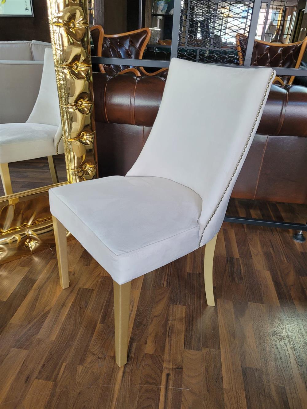 3A MOBİLYA GOLD SWAN WORD SANDALYE 