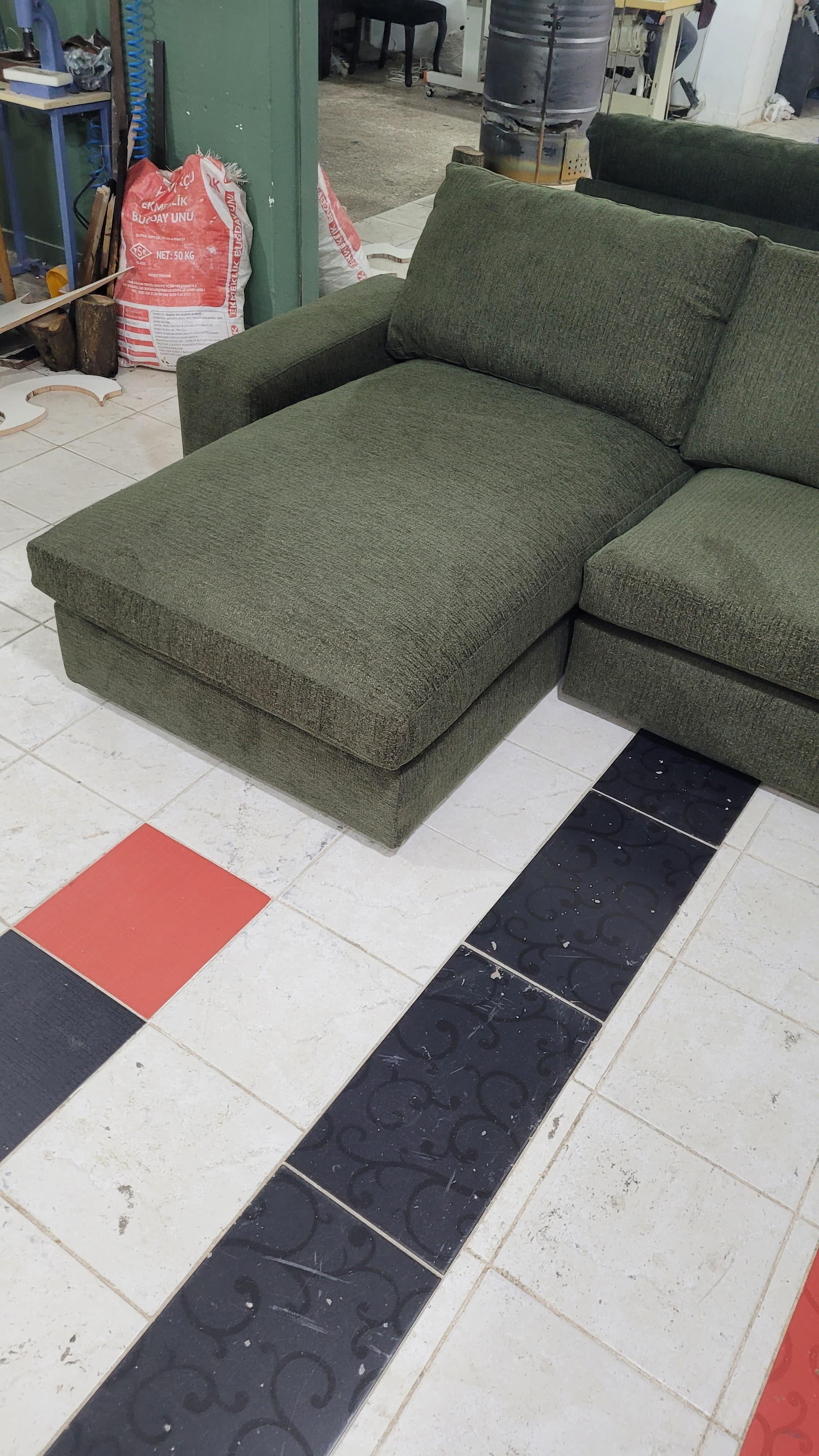 3A MOBİLYA GREEN MODERN  L KANEPE 