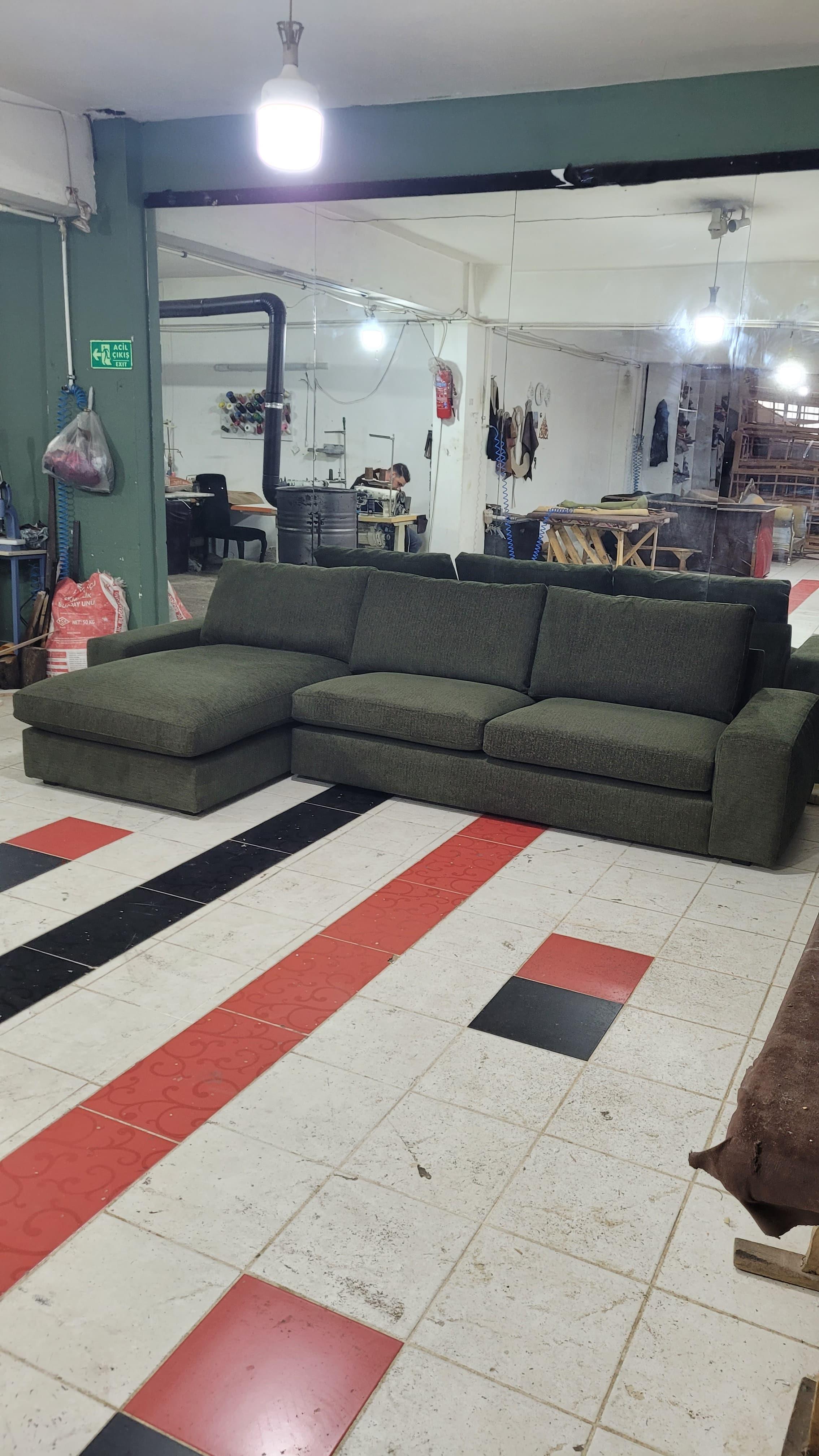 3A MOBİLYA GREEN MODERN  L KANEPE 