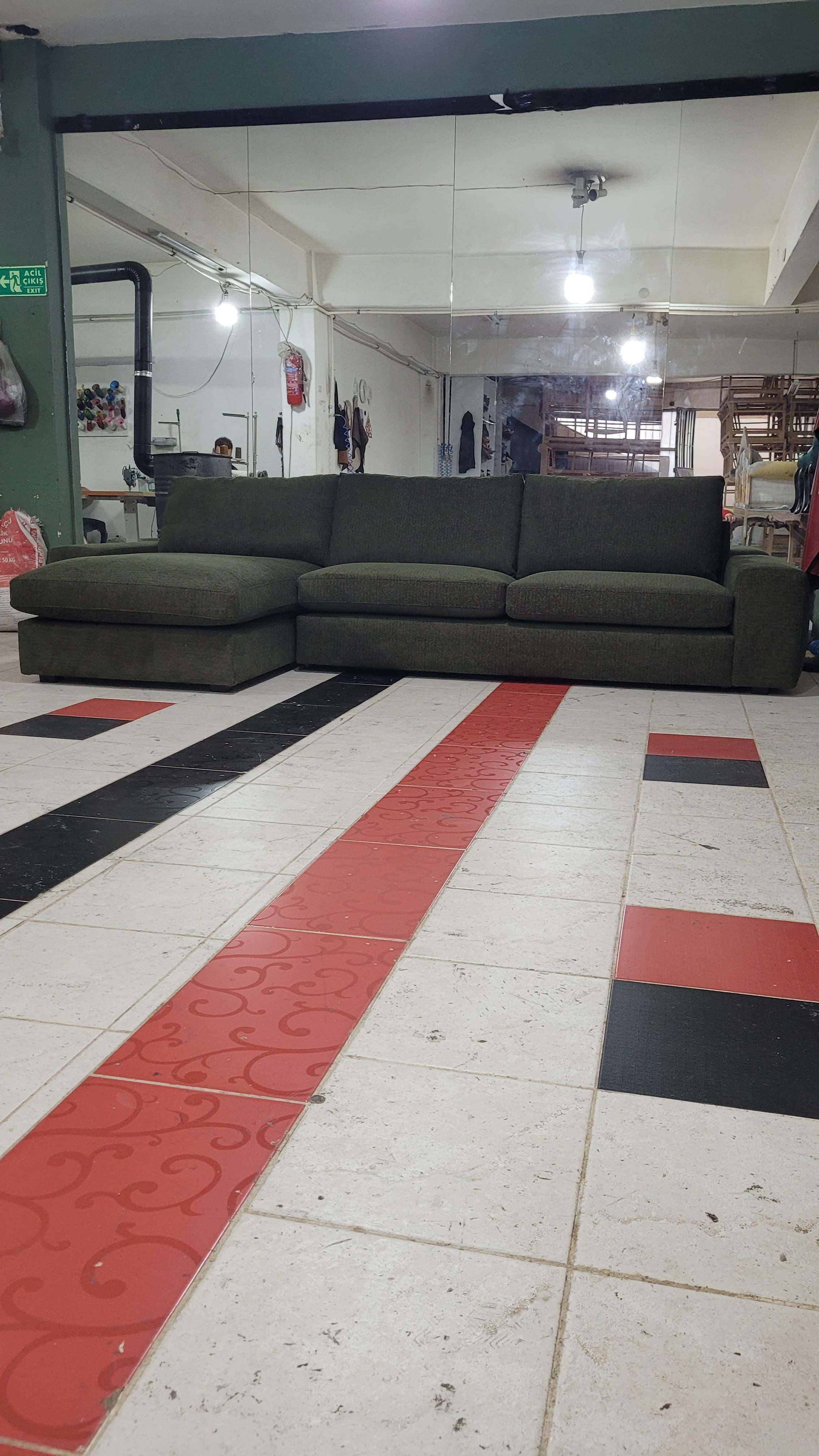 3A MOBİLYA GREEN MODERN  L KANEPE 