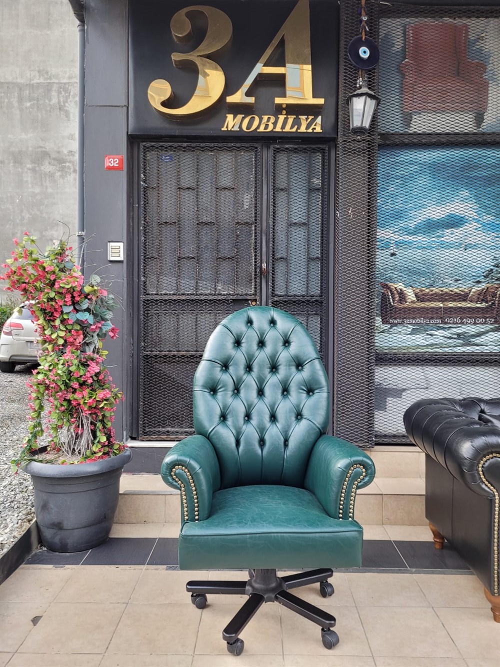 3A MOBİLYA GREEN MY BOSS MAKAM KOLTUĞU 