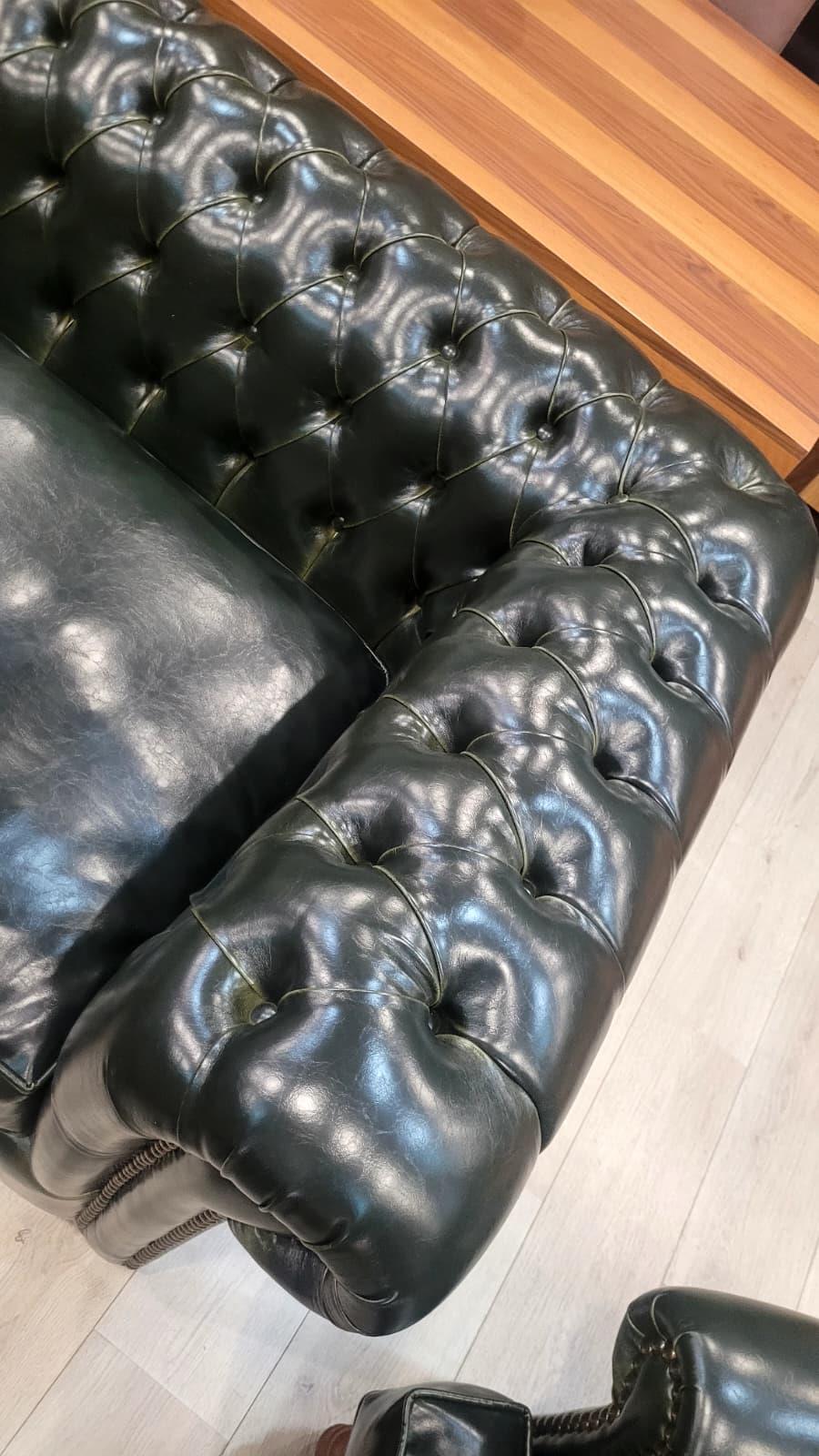 3A MOBİLYA GREEN WORD CHESTERFİELD TAKIMI 3+1+1 +SEHPA