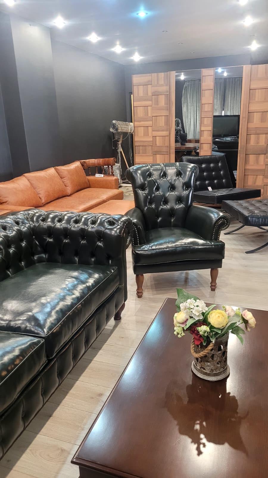 3A MOBİLYA GREEN WORD CHESTERFİELD TAKIMI 3+1+1 +SEHPA