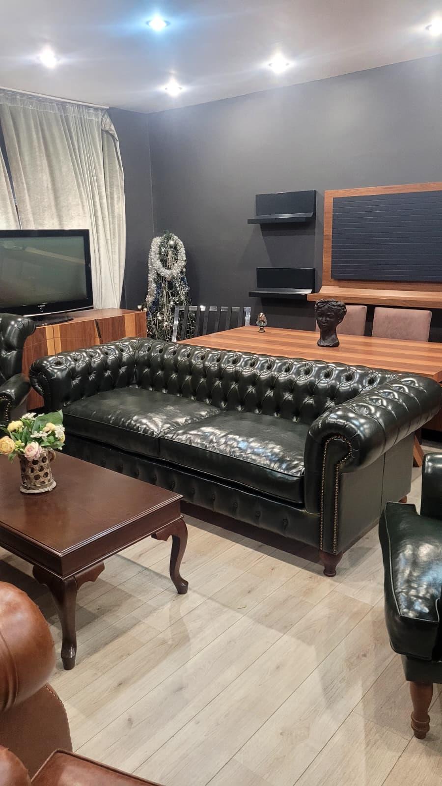 3A MOBİLYA GREEN WORD CHESTERFİELD TAKIMI 3+1+1 +SEHPA