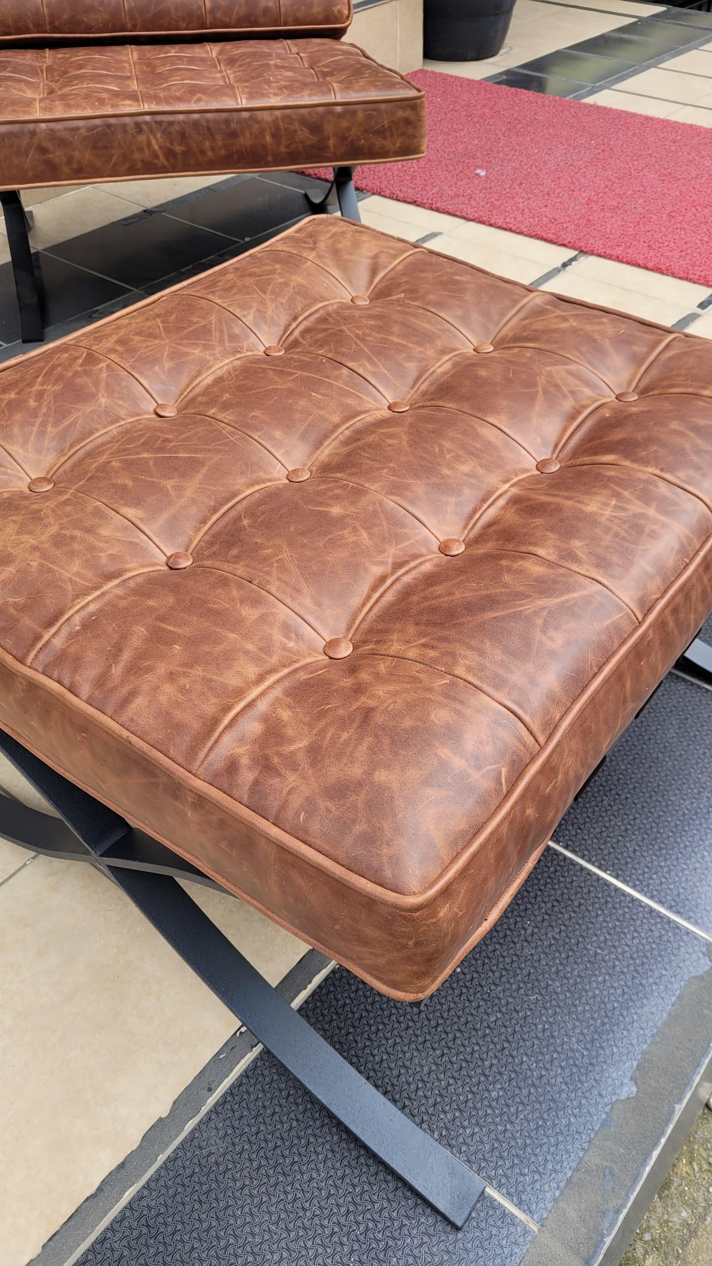 3A MOBİLYA HAKİKİ DERİ BARCELONA  BERJER 