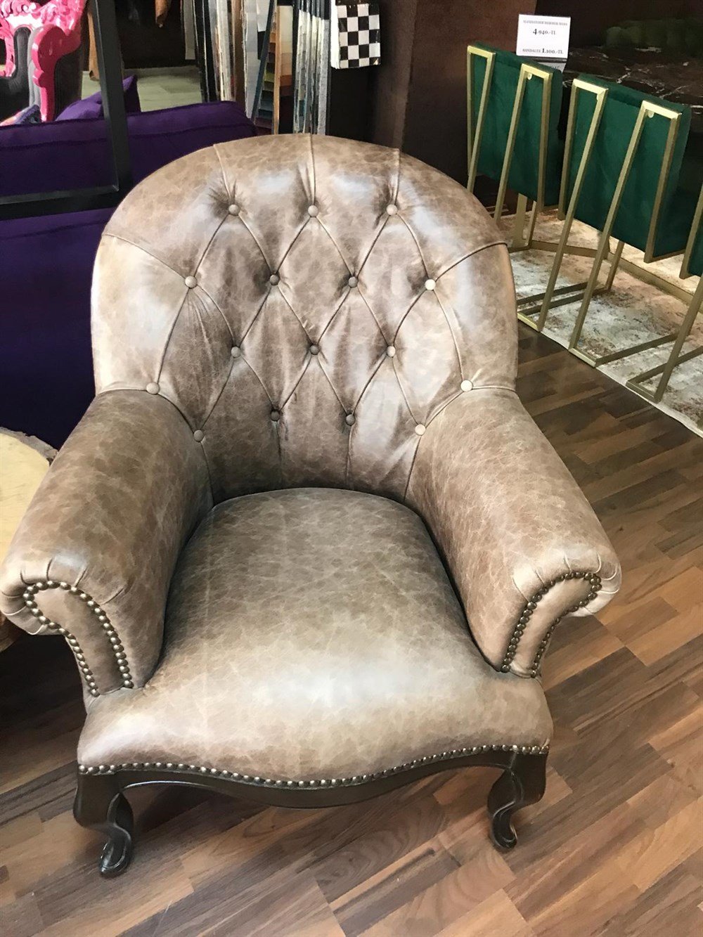 3A MOBİLYA HAKİKİ DERİ BERJER