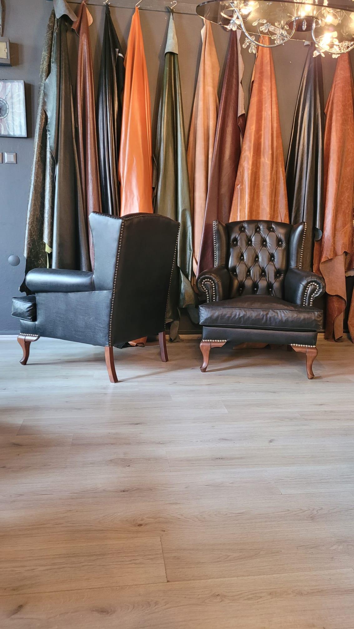 3A MOBİLYA  HAKİKİ DERİ BLACK BOSS BERJER 