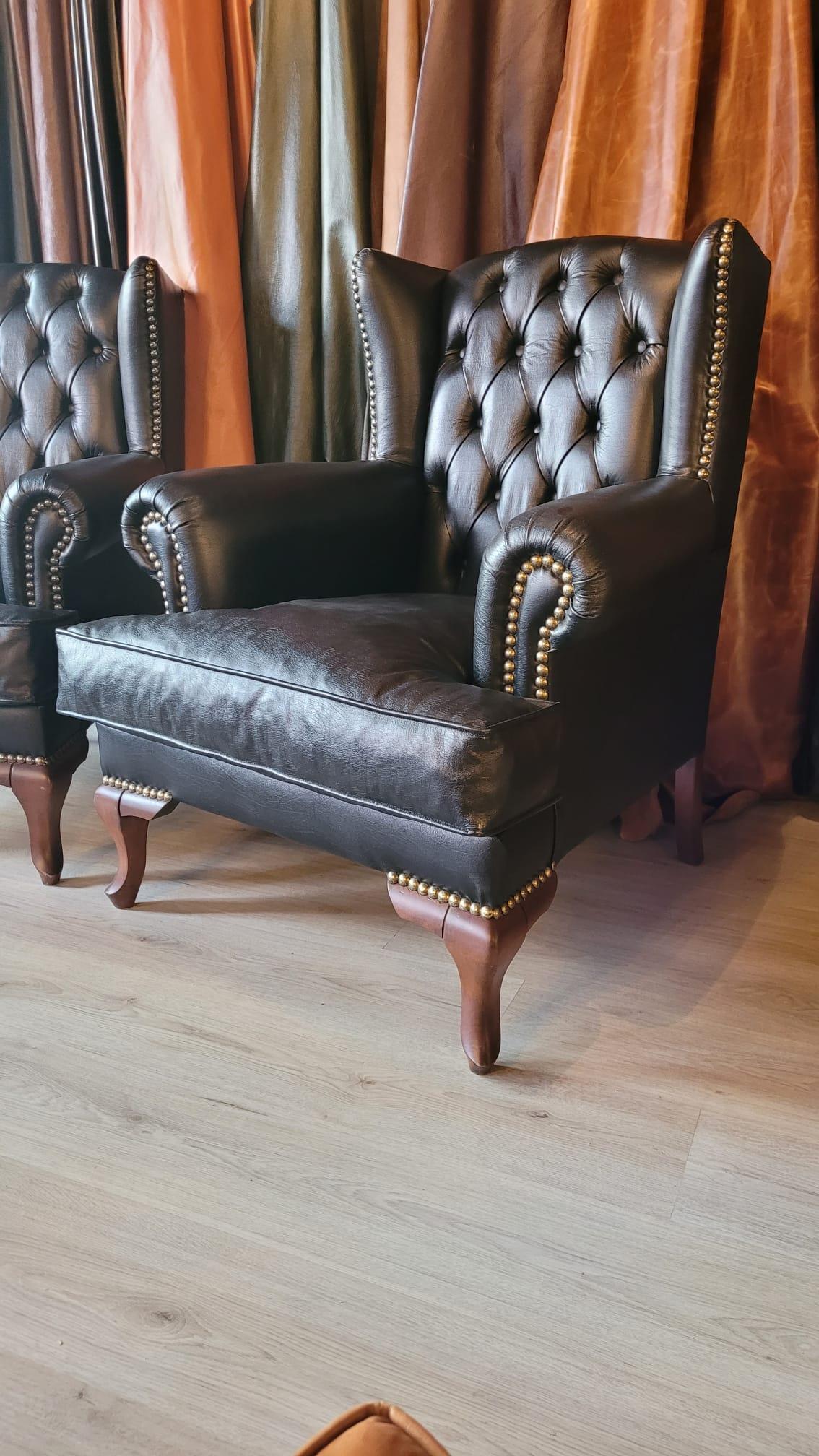 3A MOBİLYA  HAKİKİ DERİ BLACK BOSS BERJER 