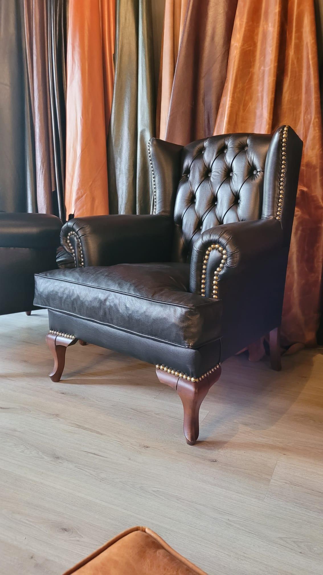 3A MOBİLYA  HAKİKİ DERİ BLACK BOSS BERJER 