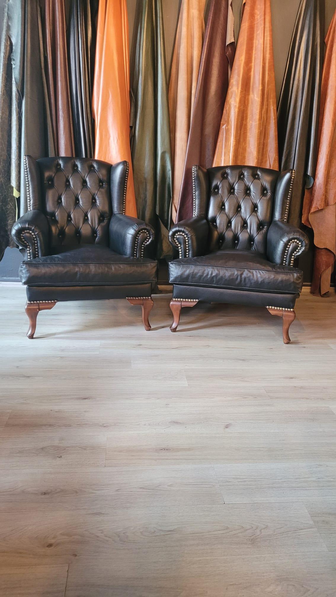 3A MOBİLYA  HAKİKİ DERİ BLACK BOSS BERJER 