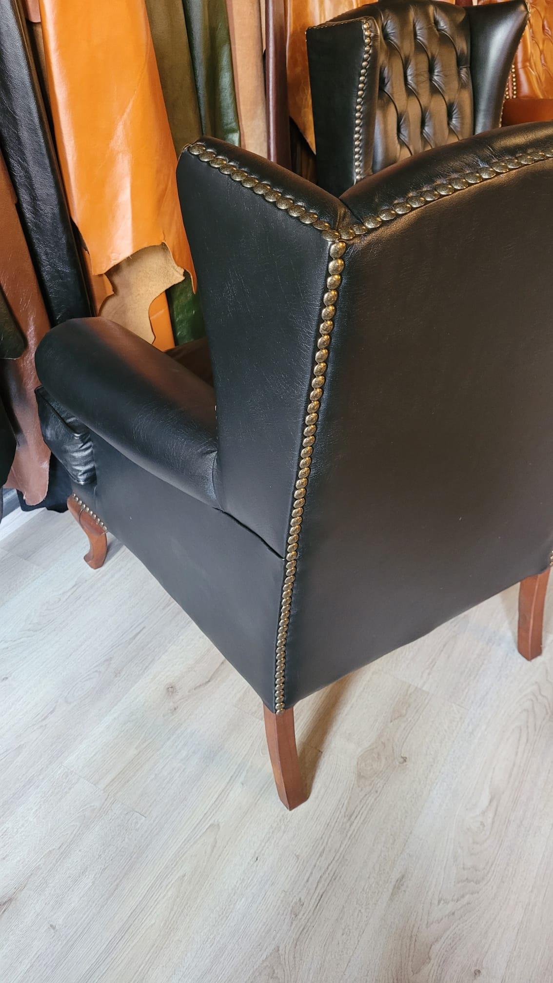 3A MOBİLYA  HAKİKİ DERİ BLACK BOSS BERJER 