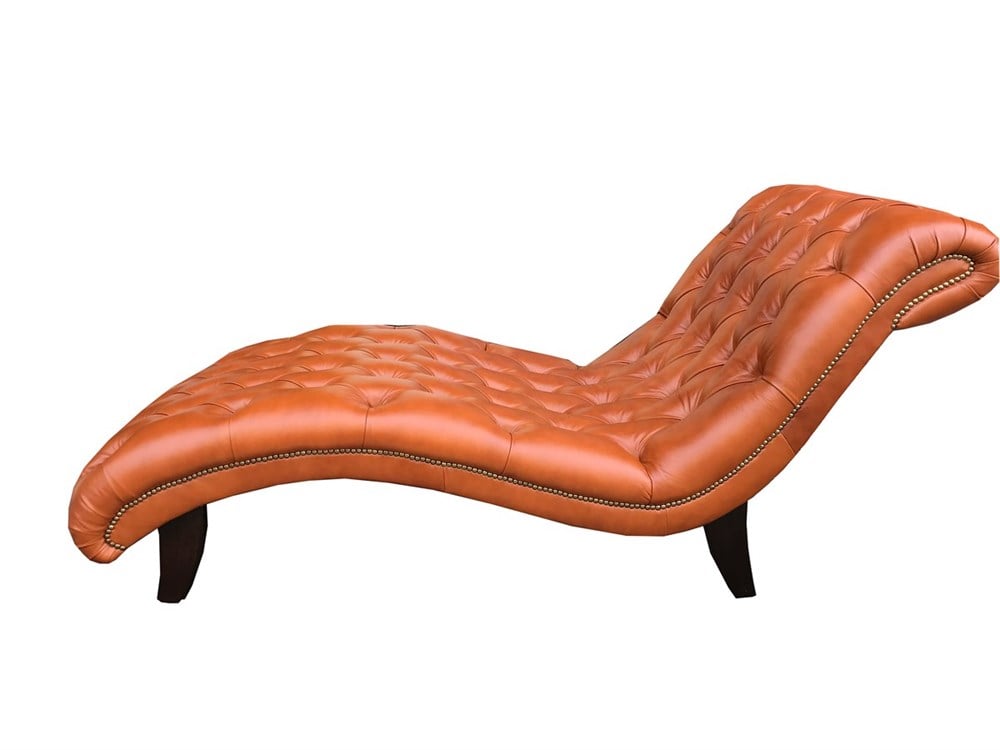 3A Mobilya Hakiki Deri Daybed Dinlenme Koltuğu