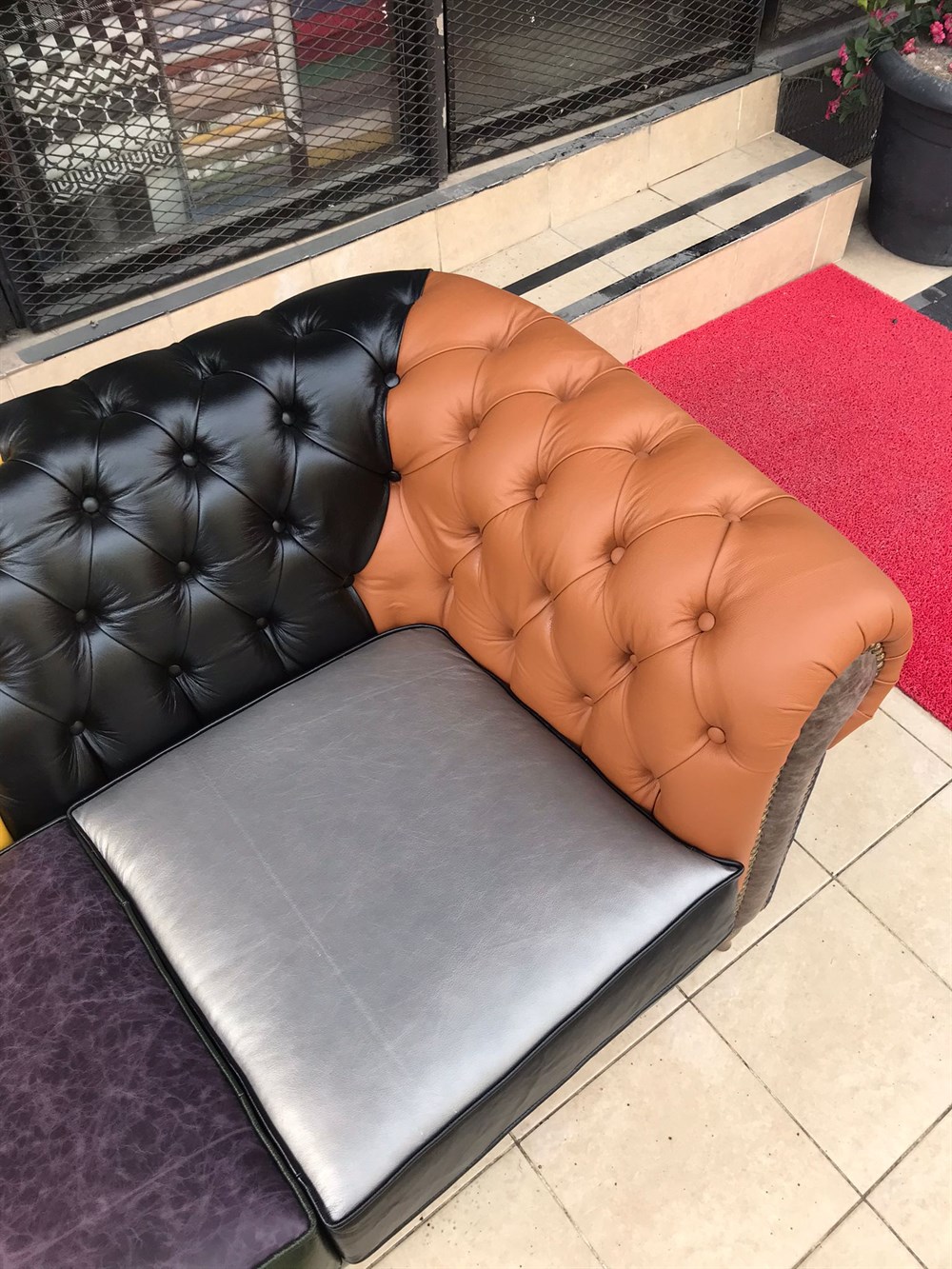 3A MOBİLYA HAKİKİ DERİ DUBLİN CHESTERFİELD