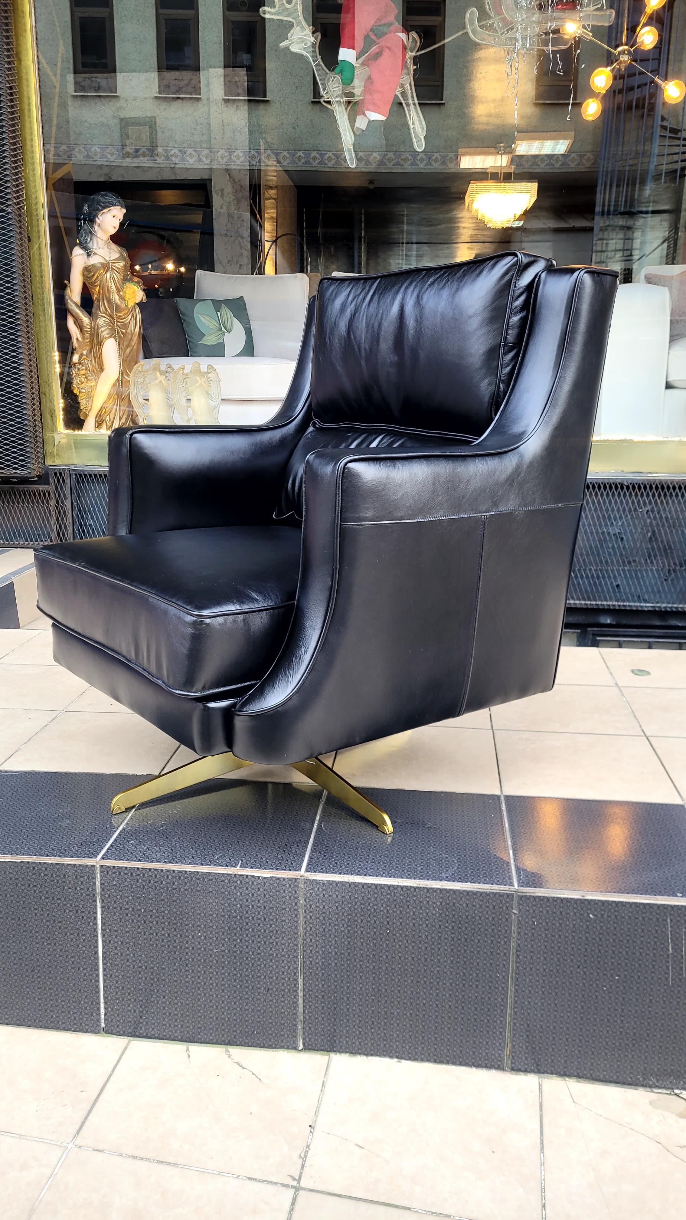 3A MOBİLYA HAKİKİ DERİ ELEGANCE OFFİCE MAKAM KOLTUĞU 