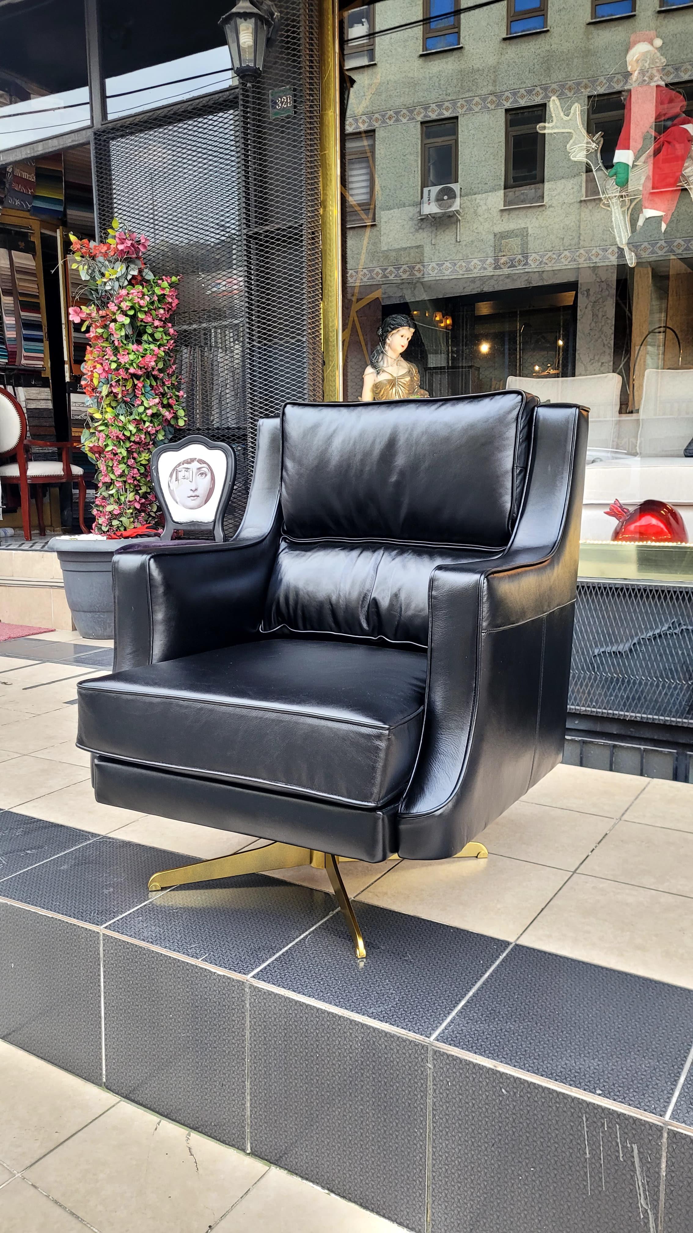 3A MOBİLYA HAKİKİ DERİ ELEGANCE OFFİCE MAKAM KOLTUĞU 