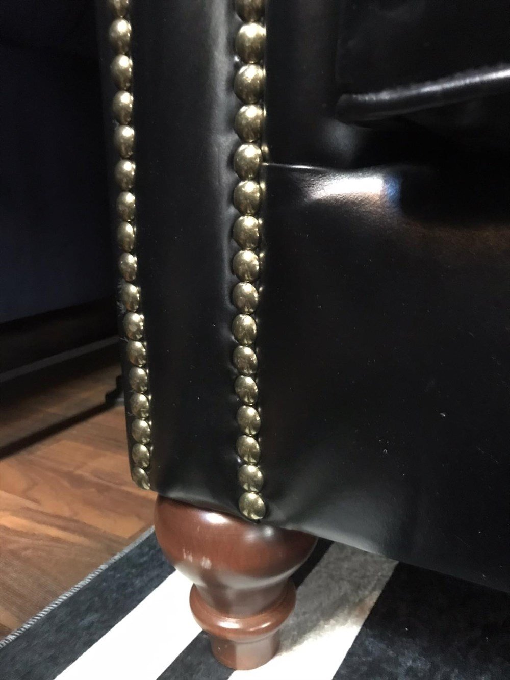 3A Mobilya Hakiki Deri Lanchester Chesterfield