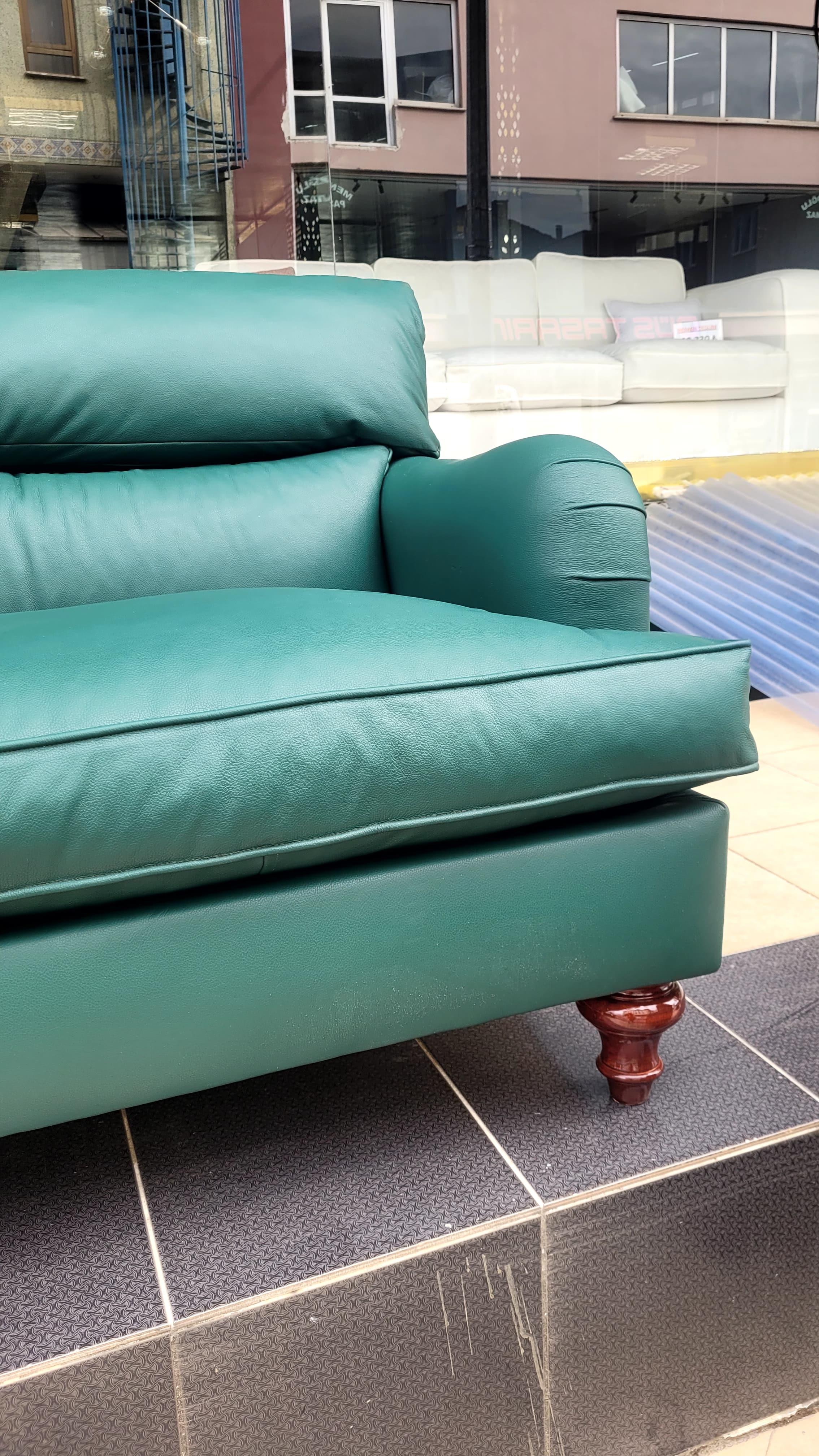 3A MOBİLYA HAKİKİ DERİ MERİT KOLTUK TAKIMI 3+1+1