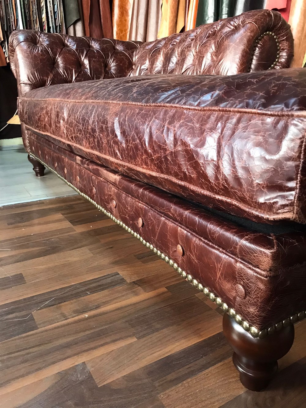 3A MOBİLYA HAKİKİ DERİ OLD NAVY  CHESTER JOSEPHİNE