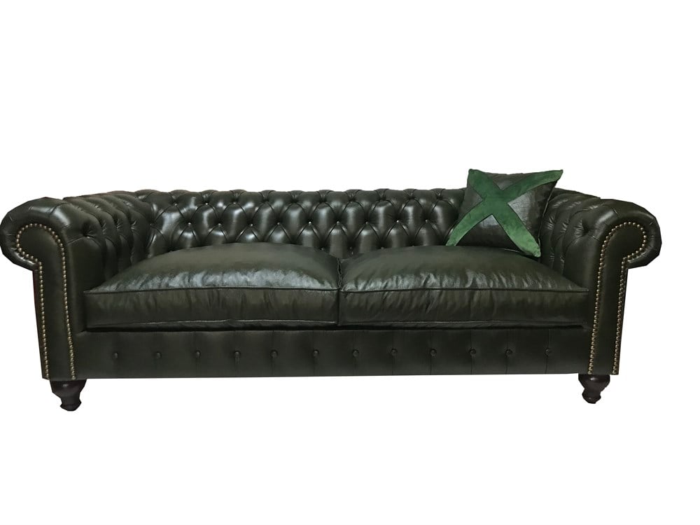 3A MOBİLYA HAKİKİ DERİ SHEFFİELD CHESTERFİELD