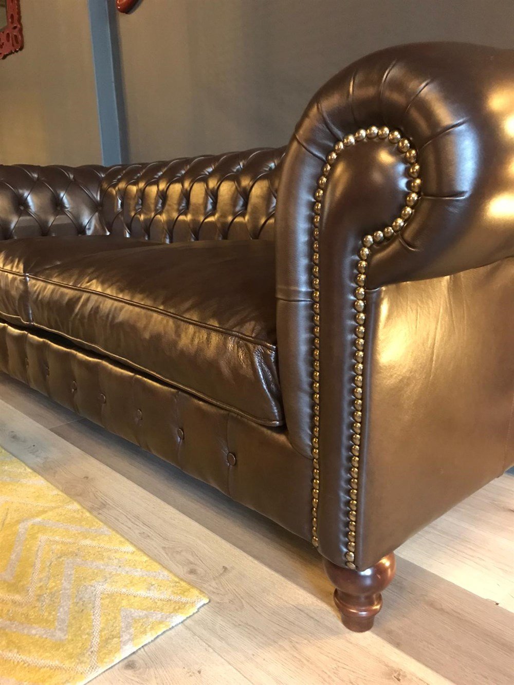 3A Mobilya Hakiki Deri Swensea Chesterfield