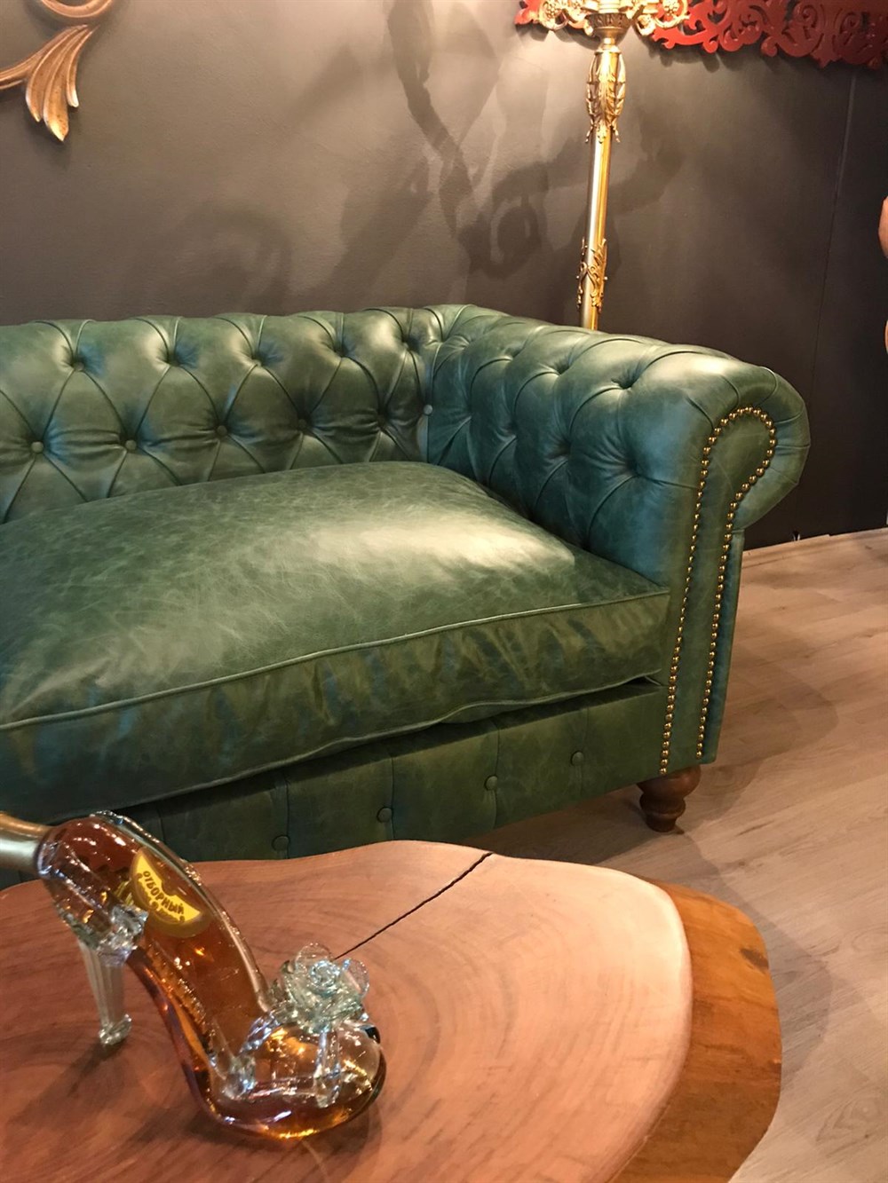 3A MOBİLYA HAKİKİ DERİ UNTİMELY CHESTERFİELD